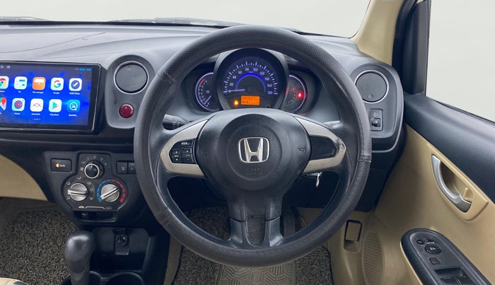 2015 Honda Brio VX AT, Petrol, Automatic, 82,622 km, Steering Wheel Close Up