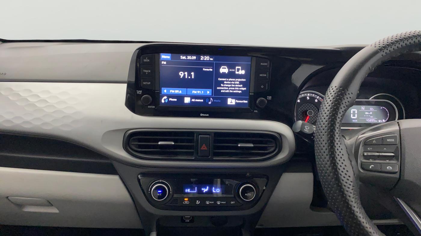 2020 Hyundai GRAND I10 NIOS SPORTZ AMT 1.2 KAPPA VTVT, Petrol, Automatic, 45,871 km, Air Conditioner