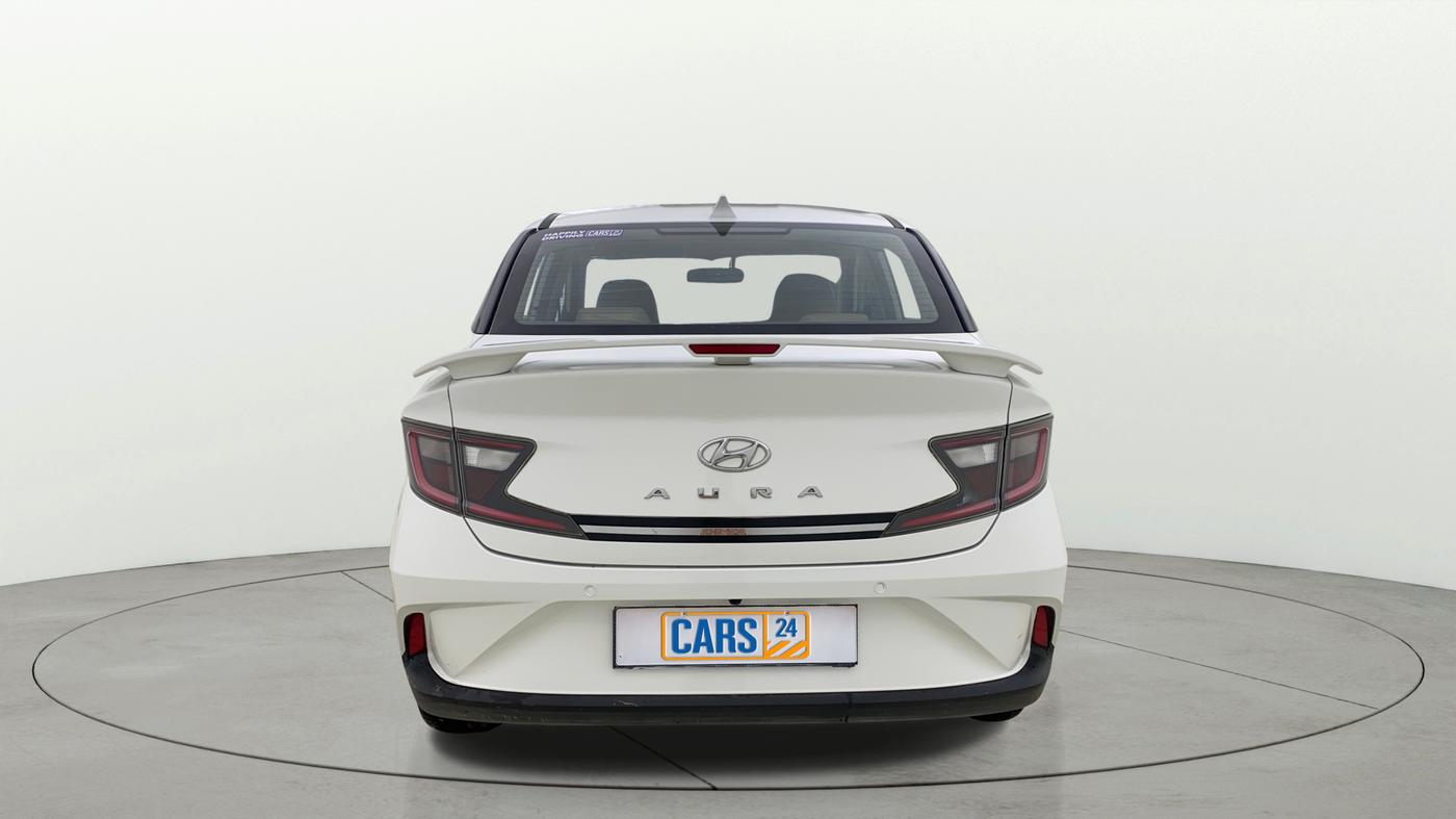 2022 Hyundai AURA SX 1.2 CNG, CNG, Manual, 1,22,124 km, Back/Rear