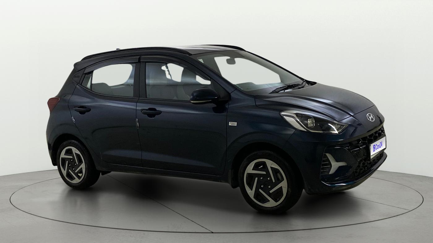 2025 Hyundai GRAND I10 NIOS SPORTZ AMT 1.2 KAPPA VTVT, Petrol, Automatic, 3,196 km, Right Front Diagonal