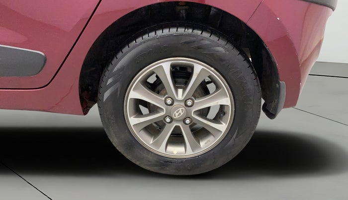 2013 Hyundai Grand i10 ASTA (O) 1.2 KAPPA VTVT, Petrol, Manual, 57,680 km, Left Rear Wheel