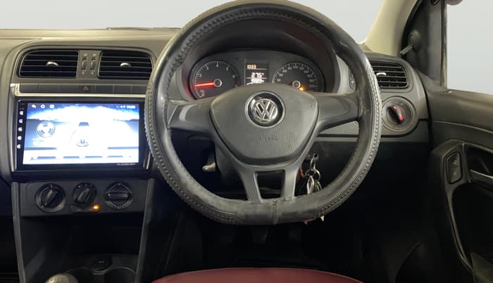2016 Volkswagen Polo TRENDLINE 1.2L PETROL, Petrol, Manual, 1,00,319 km, Steering Wheel Close Up