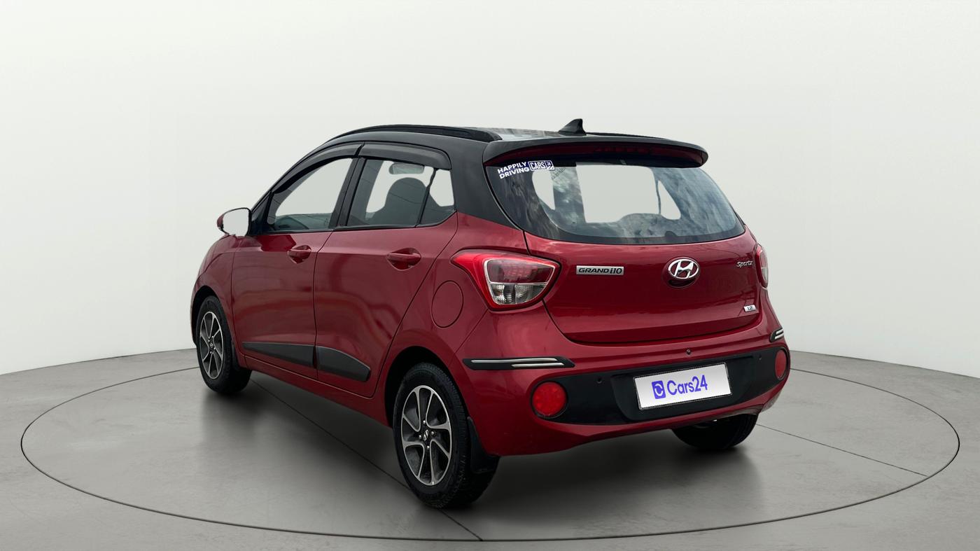 2019 Hyundai Grand i10 SPORTZ AT 1.2 KAPPA VTVT, Petrol, Automatic, 45,315 km, Left Back Diagonal