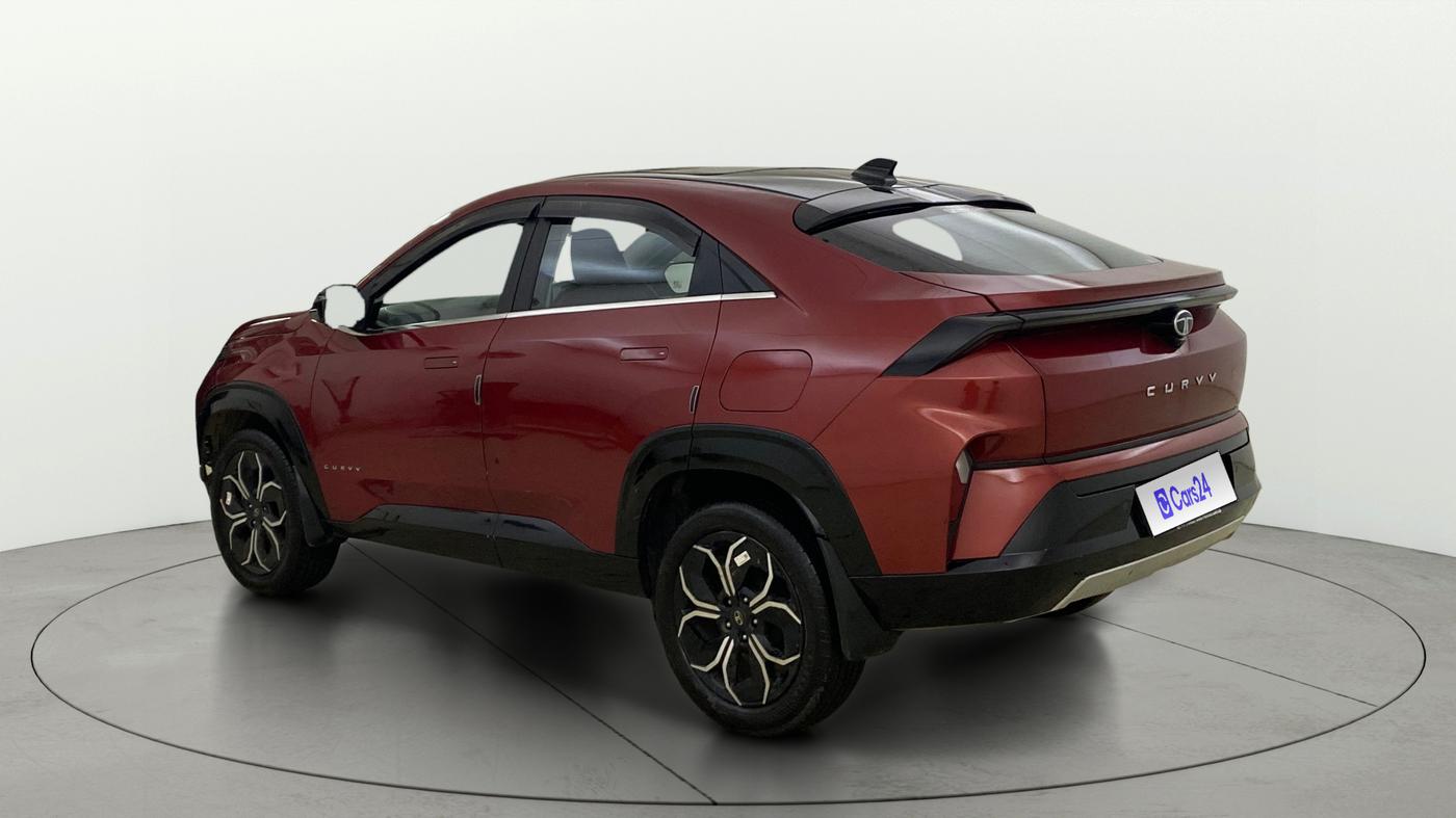 2025 Tata Curvv Accomplished S 1.2 Petrol 7DCA, Petrol, Automatic, 4,303 km, Left Back Diagonal