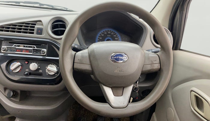 2016 Datsun Redi Go S, Petrol, Manual, 89,678 km, Steering Wheel Close Up