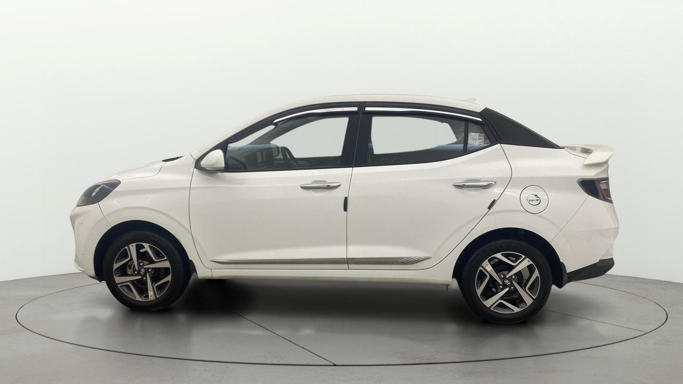 2022 Hyundai AURA SX 1.2 CNG, CNG, Manual, 9,680 km, Left Side