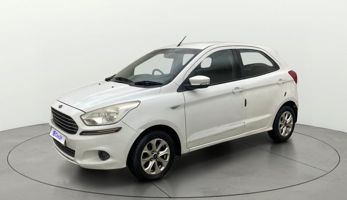 2016 Ford New Figo TITANIUM 1.2 PETROL MT, Petrol, Manual, 1,32,597 km, Left Front Diagonal
