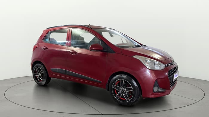 2017 Hyundai Grand i10 SPORTZ (O) 1.2 KAPPA VTVT, Petrol, Manual, 92,233 km, Right Front Diagonal