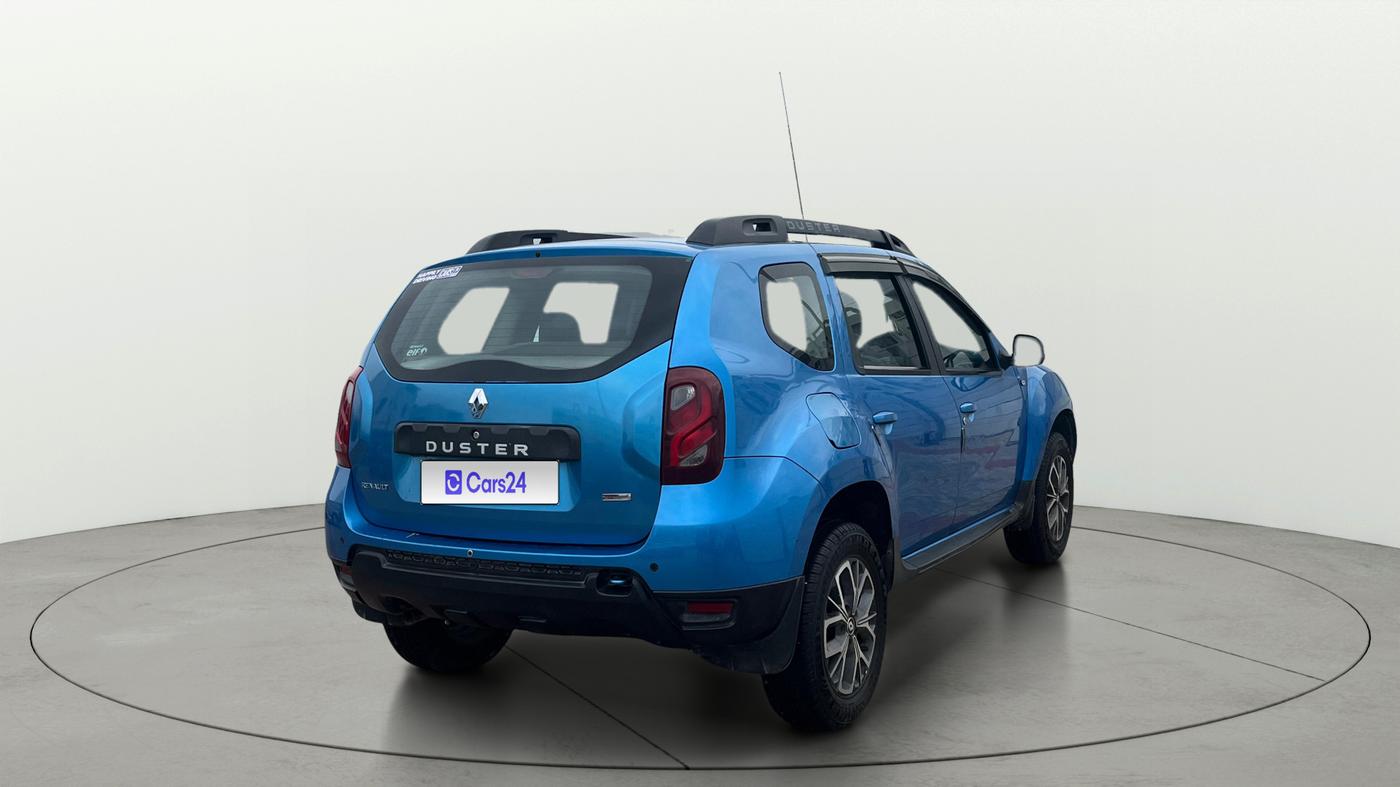2019 Renault Duster RXS OPT CVT, Petrol, Automatic, 1,00,852 km, Right Back Diagonal