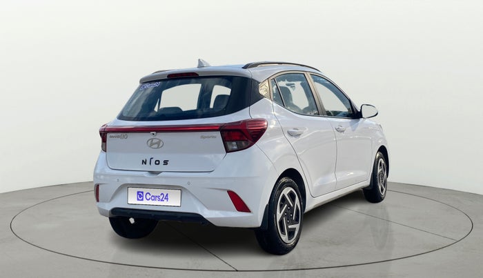 2024 Hyundai GRAND I10 NIOS SPORTZ 1.2 KAPPA VTVT, Petrol, Manual, 13,218 km, Right Back Diagonal