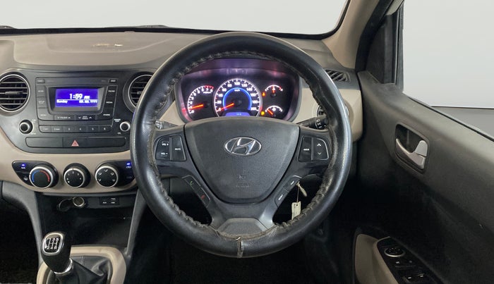 2016 Hyundai Grand i10 SPORTZ 1.2 KAPPA VTVT, CNG, Manual, 83,573 km, Steering Wheel Close Up