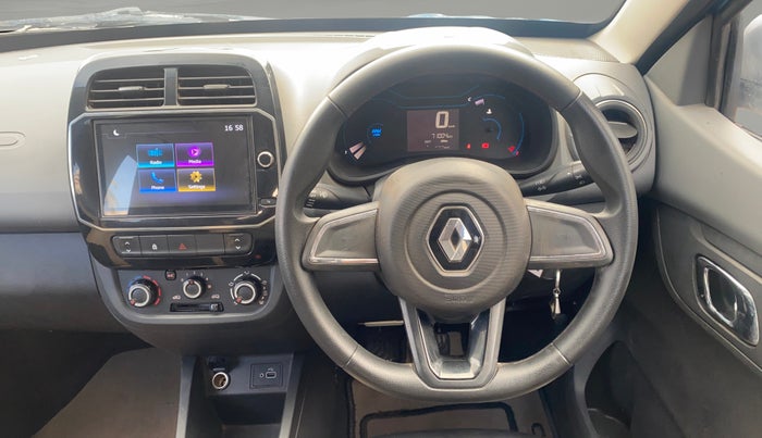 2019 Renault Kwid RXT 1.0 (O), Petrol, Manual, 70,982 km, Steering Wheel Close Up