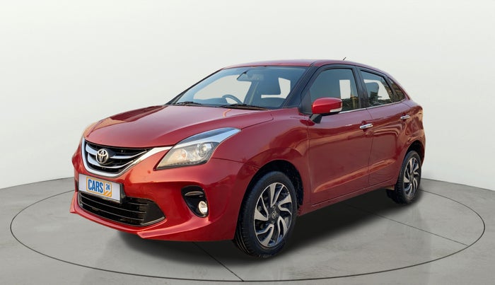 2019 Toyota Glanza V, Petrol, Manual, 53,194 km, Left Front Diagonal