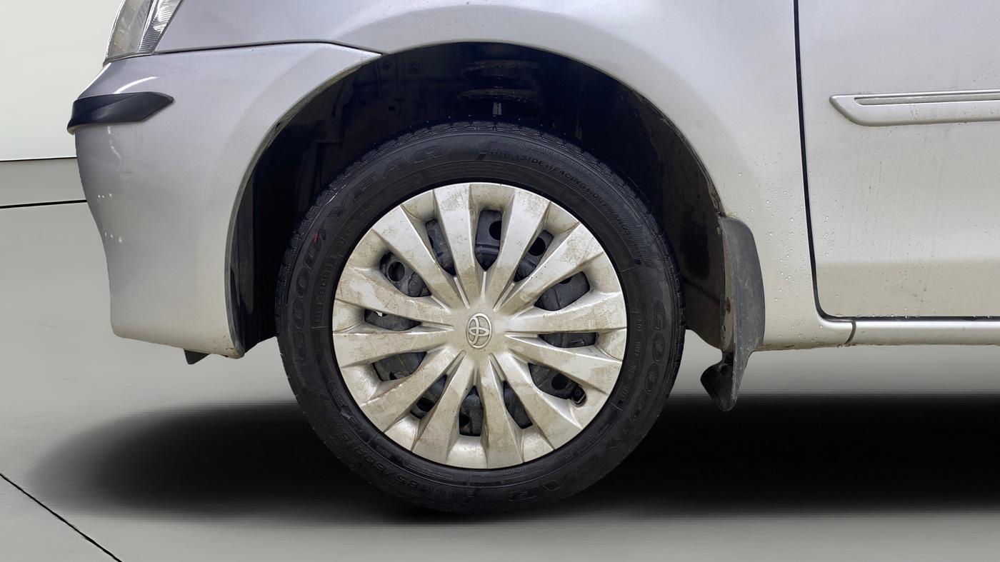 2013 Toyota Etios G, Petrol, Manual, 9,179 km, Left Front Wheel