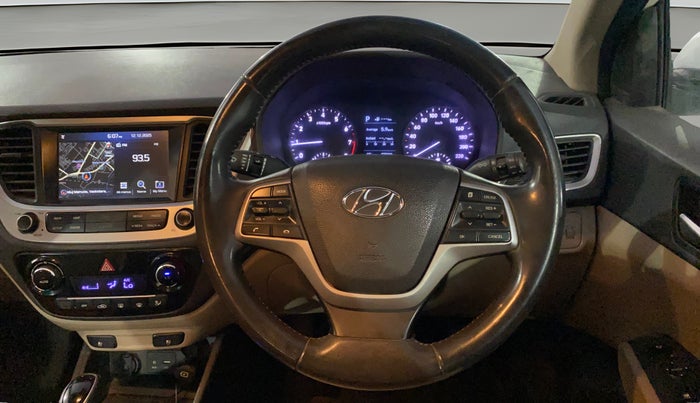 2019 Hyundai Verna 1.6 VTVT SX (O) AT, Petrol, Automatic, 57,083 km, Steering Wheel Close Up
