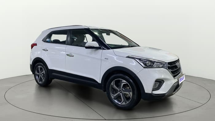 2018 Hyundai Creta SX AT 1.6 PETROL, Petrol, Automatic, 1,07,339 km, Right Front Diagonal