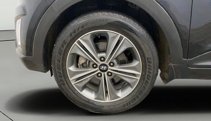 2018 Hyundai Creta SX PLUS AT 1.6 PETROL, Petrol, Automatic, 95,764 km, Left Front Wheel