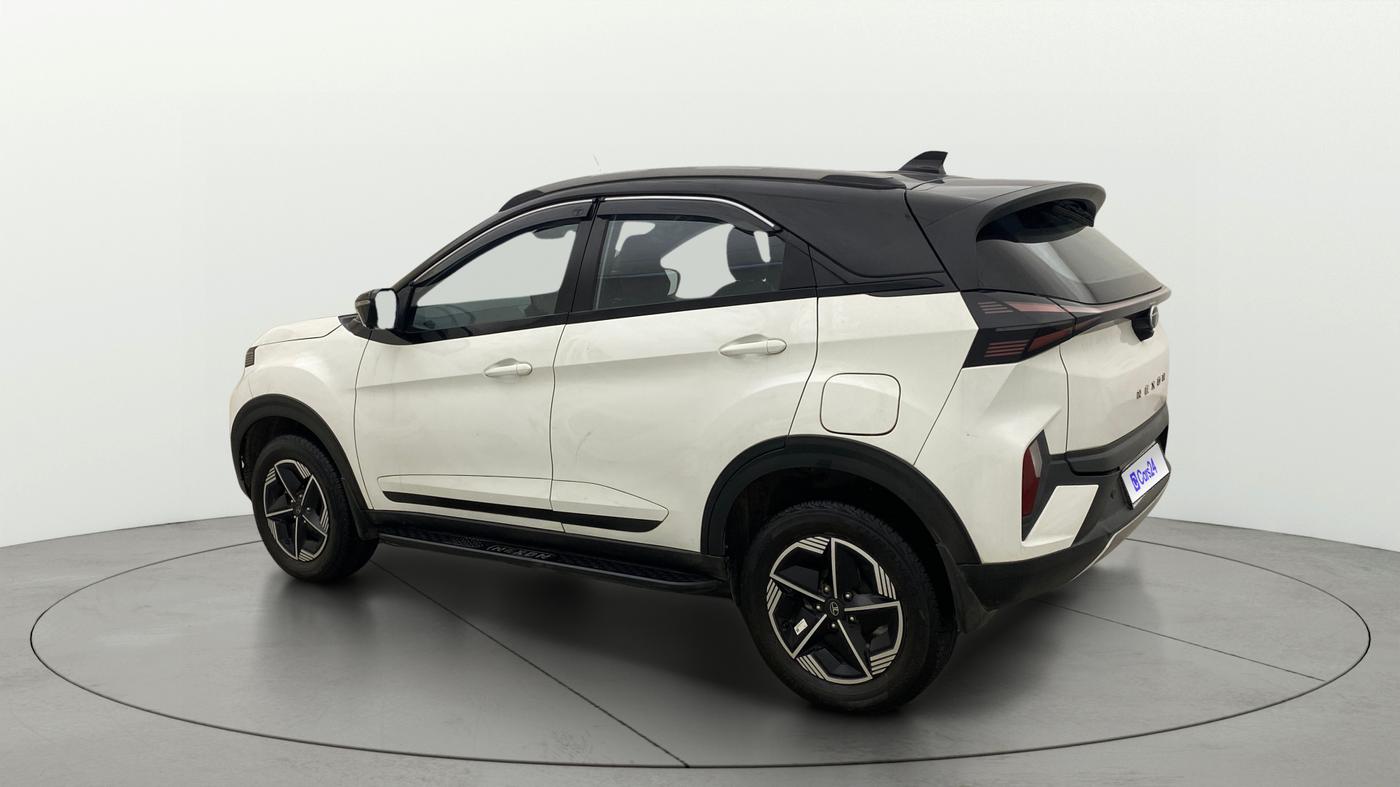2024 Tata NEXON FEARLESS + SUNROOF DCA DUAL TONE 1.2 PETROL, Petrol, Automatic, 12,643 km, Left Back Diagonal