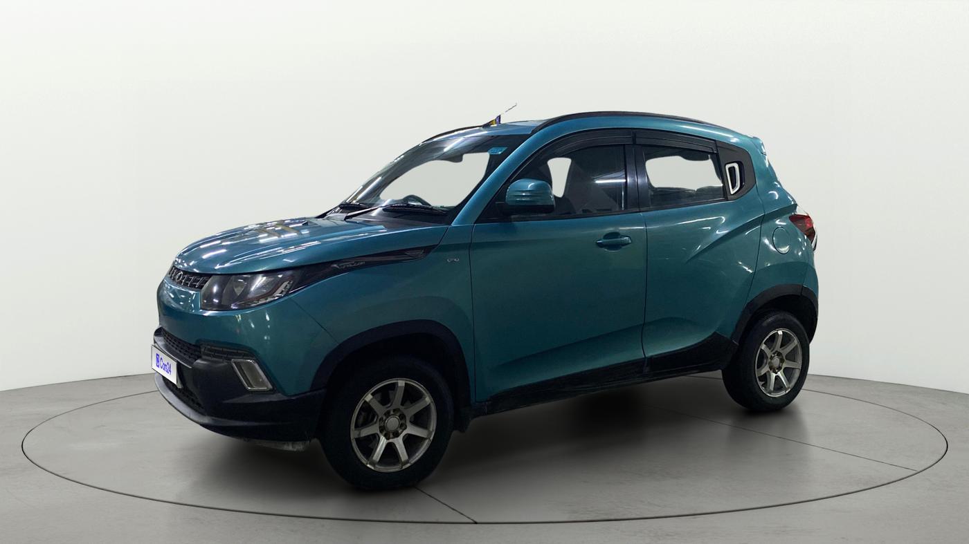 2015 Mahindra Kuv100 K8 6 STR, Petrol, Manual, 33,801 km, Left Front Diagonal