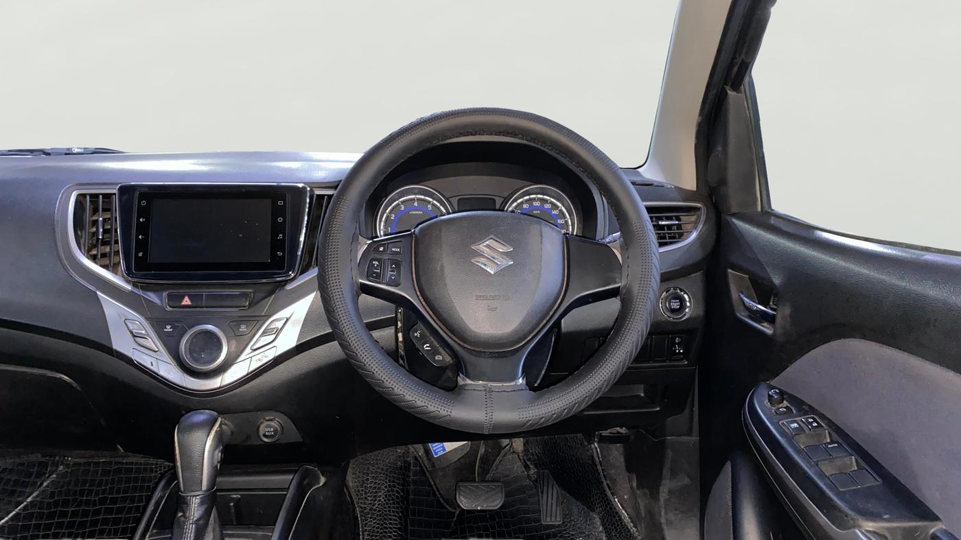 2019 Maruti Baleno ZETA CVT PETROL 1.2, Petrol, Automatic, 49,897 km, Steering Wheel Close Up