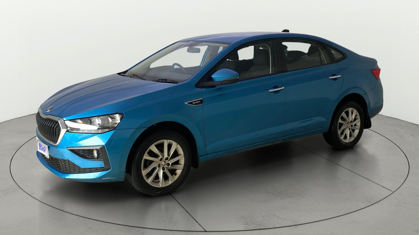 2023 Skoda SLAVIA AMBITION 1.0L TSI AT, Petrol, Automatic, 41,121 km, Left Front Diagonal