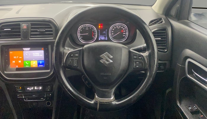 2020 Maruti Vitara Brezza ZXI, Petrol, Manual, 1,49,239 km, Steering Wheel Close Up