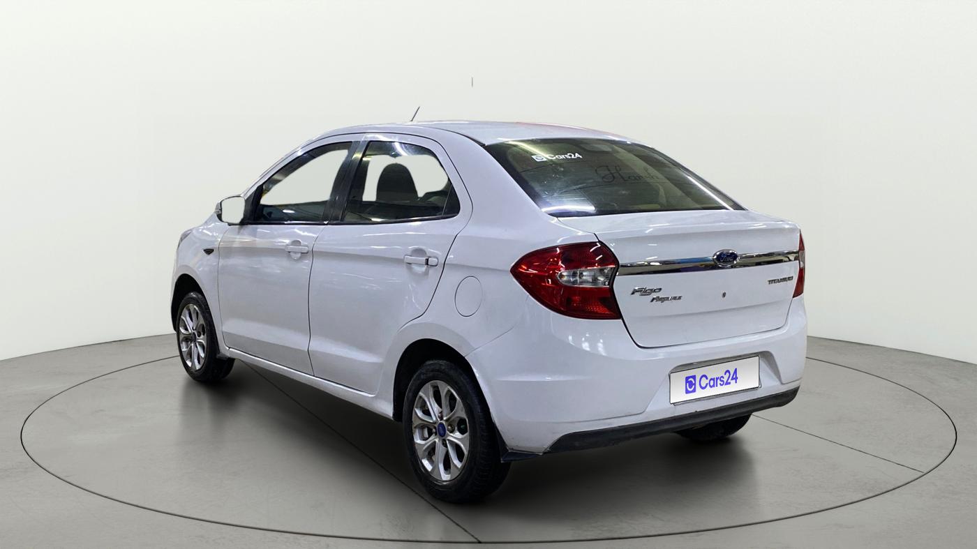2015 Ford Figo Aspire TITANIUM PLUS 1.2 PETROL, Petrol, Manual, 73,930 km, Left Back Diagonal