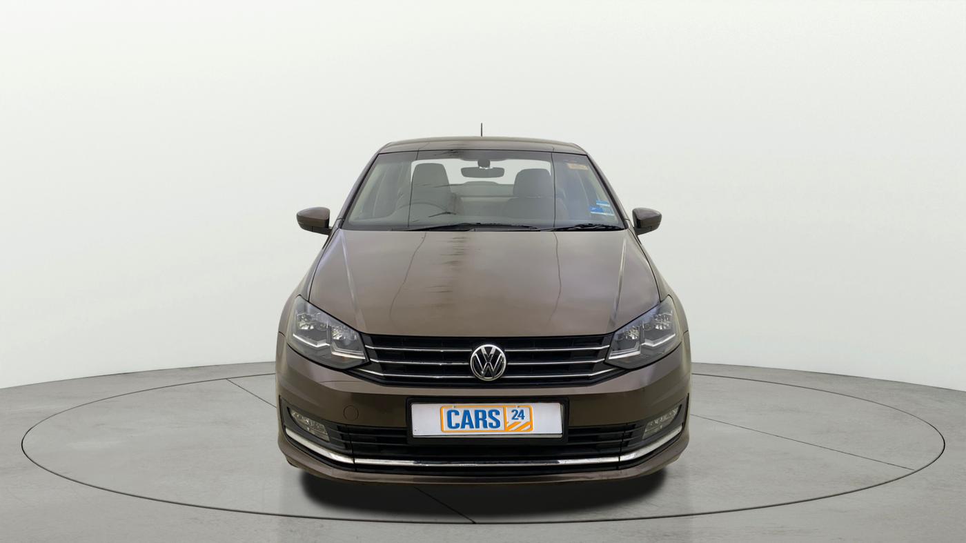 2017 Volkswagen Vento HIGHLINE PLUS 1.5 AT 16 ALLOY, Diesel, Automatic, 1,14,563 km, Front