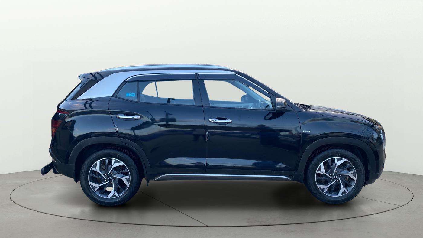 2021 Hyundai Creta SX (O) AT 1.5 DIESEL, Diesel, Automatic, 1,00,034 km, Right Side View