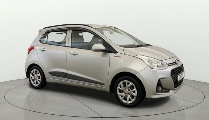 2018 Hyundai Grand i10 SPORTZ 1.2 KAPPA VTVT, CNG, Manual, 34,912 km, Right Front Diagonal