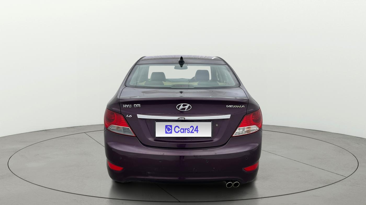 2013 Hyundai Verna FLUIDIC VTVT 1.6 EX AT, Petrol, Automatic, 88,573 km, Back/Rear