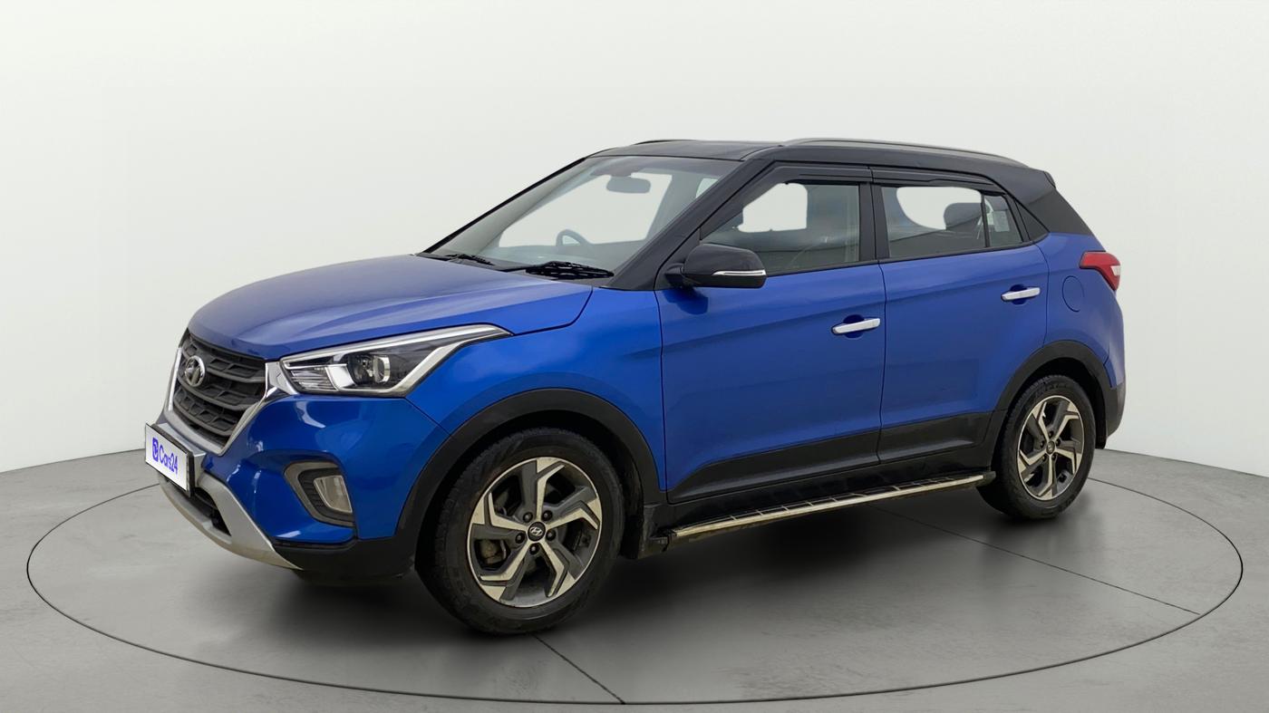 2019 Hyundai Creta SX AT 1.6 PETROL, Petrol, Automatic, 59,968 km, Left Front Diagonal