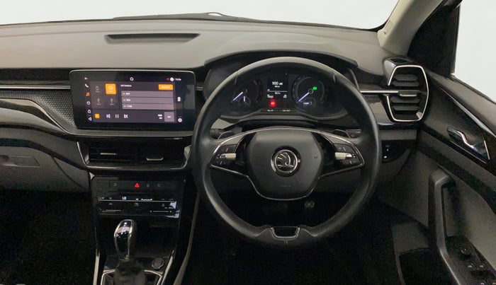 2021 Skoda KUSHAQ STYLE 1.0L TSI AT, Petrol, Automatic, 50,063 km, Steering Wheel Close Up