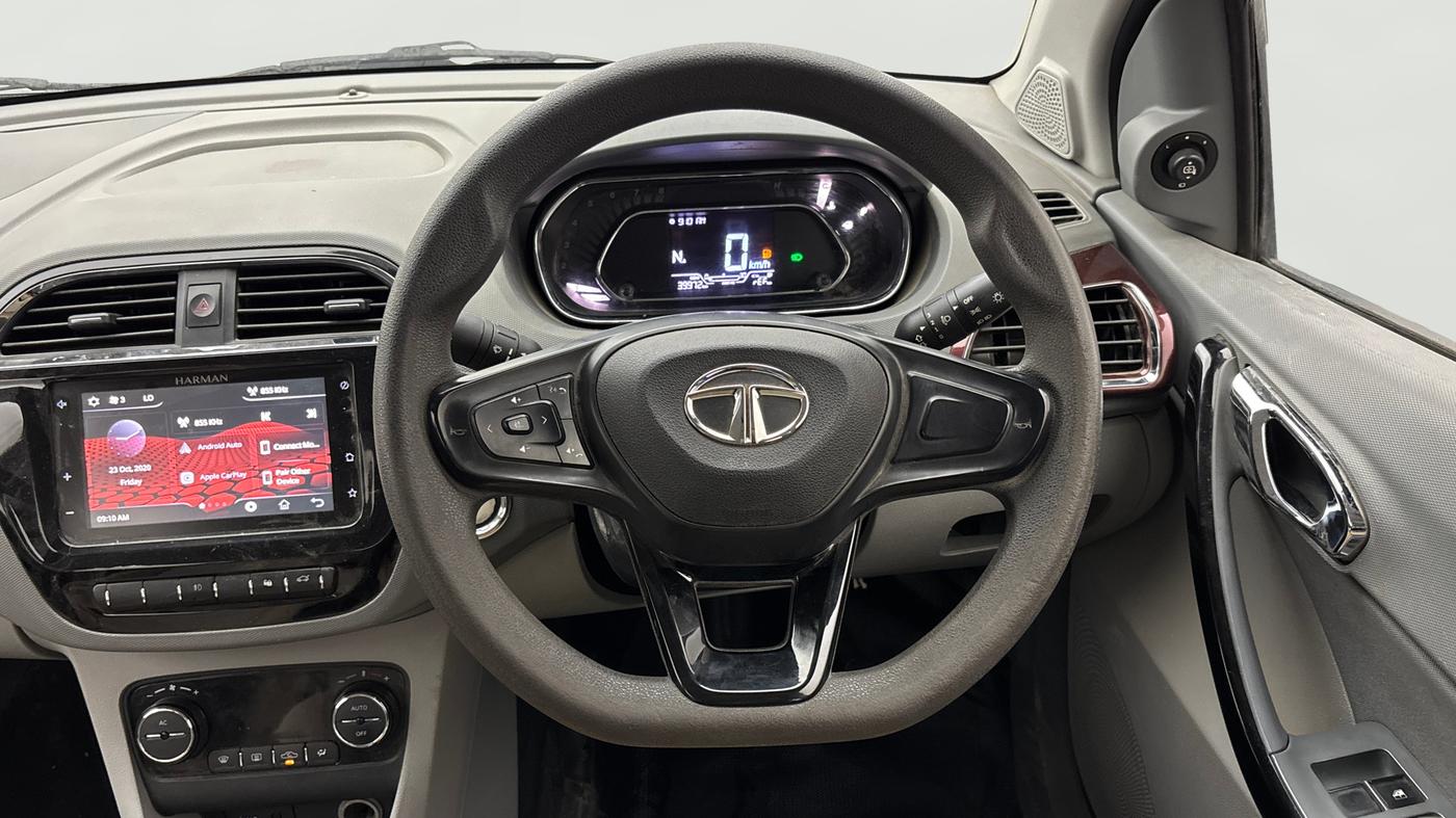 2021 Tata TIGOR XZA PLUS PETROL, Petrol, Automatic, 39,947 km, Steering Wheel Close Up