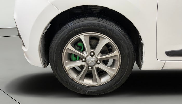 2016 Hyundai Grand i10 ASTA (O) 1.2 KAPPA VTVT, Petrol, Manual, 57,022 km, Left Front Wheel