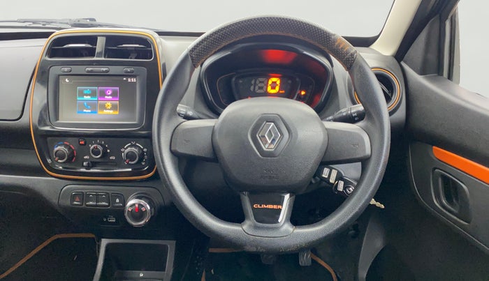 2019 Renault Kwid CLIMBER 1.0 AMT, Petrol, Automatic, 15,476 km, Steering Wheel Close Up