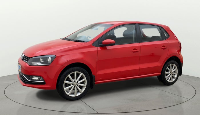 2017 Volkswagen Polo HIGHLINE PLUS 1.2(16 ALLOY, Petrol, Manual, 1,04,272 km, Left Front Diagonal