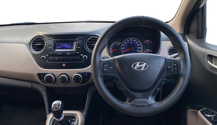 2016 Hyundai Grand i10 SPORTZ 1.2 KAPPA VTVT, Petrol, Manual, 38,530 km, Steering Wheel Close Up