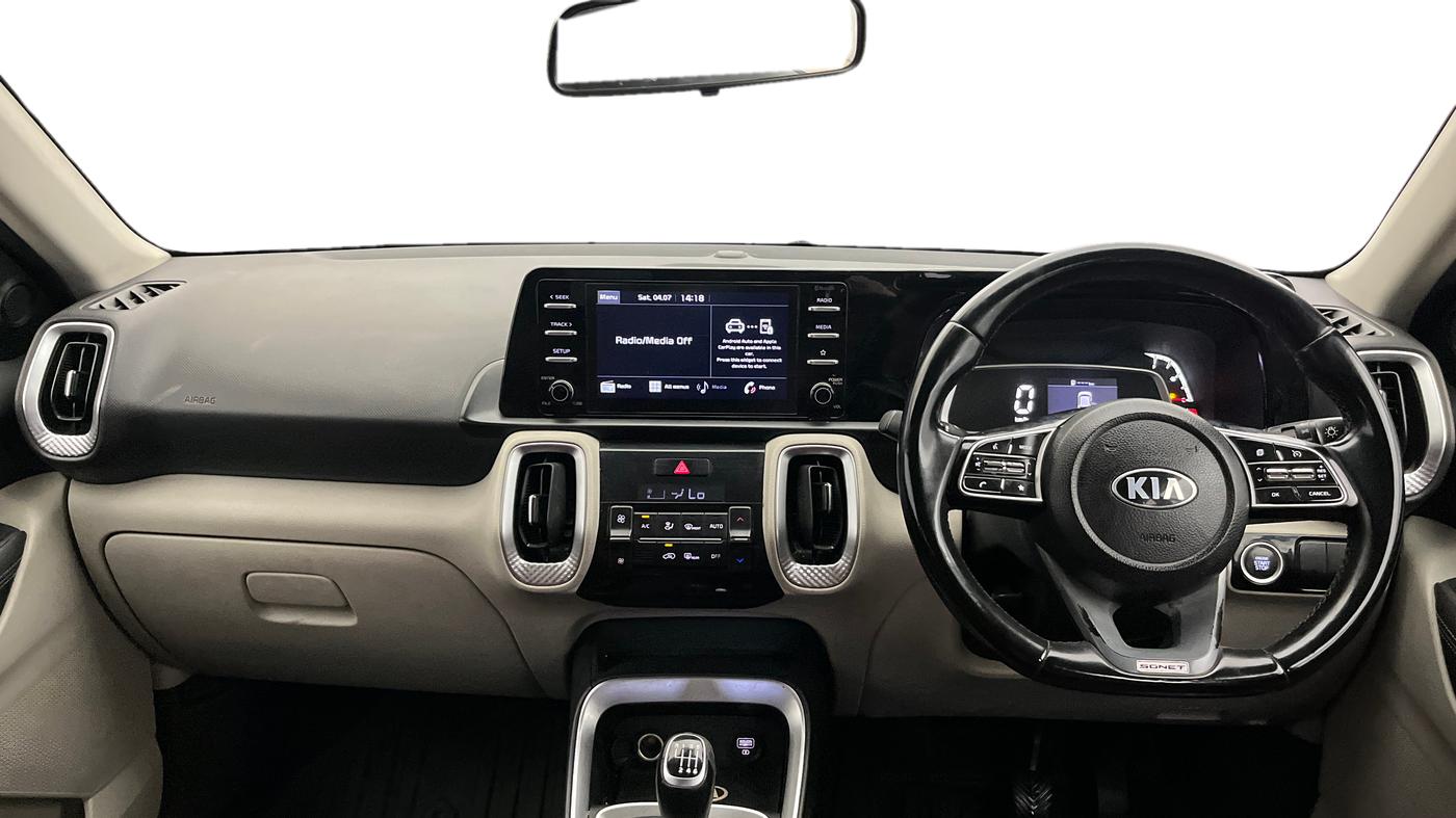 2021 KIA SONET HTX 1.0 IMT, Petrol, Manual, 45,060 km, Dashboard