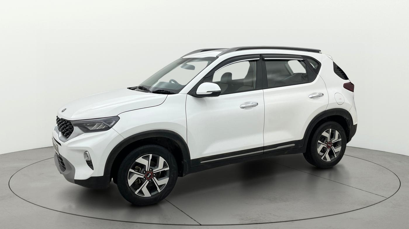 2021 KIA SONET HTX 1.0 IMT, Petrol, Manual, 52,945 km, Left Front Diagonal