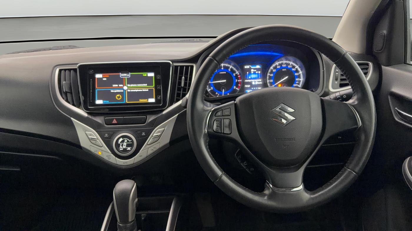 2018 Maruti Baleno ALPHA CVT PETROL 1.2, Petrol, Automatic, 50,929 km, Steering Wheel Close Up