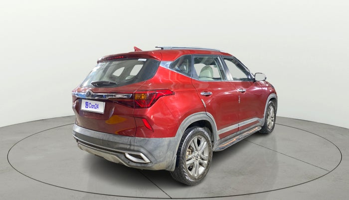 2020 KIA SELTOS HTX 1.5 PETROL, Petrol, Manual, 1,04,109 km, Right Back Diagonal