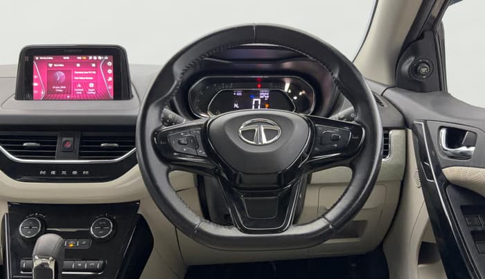 2022 Tata NEXON XZA PLUS (L), Petrol, Automatic, 40,832 km, Steering Wheel Close Up