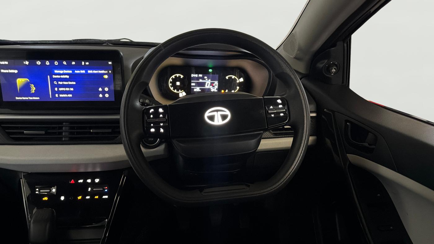 2025 Tata NEXON CREATIVE 1.2 REVOTRON 6MT, Petrol, Manual, 3,220 km, Steering Wheel Close Up