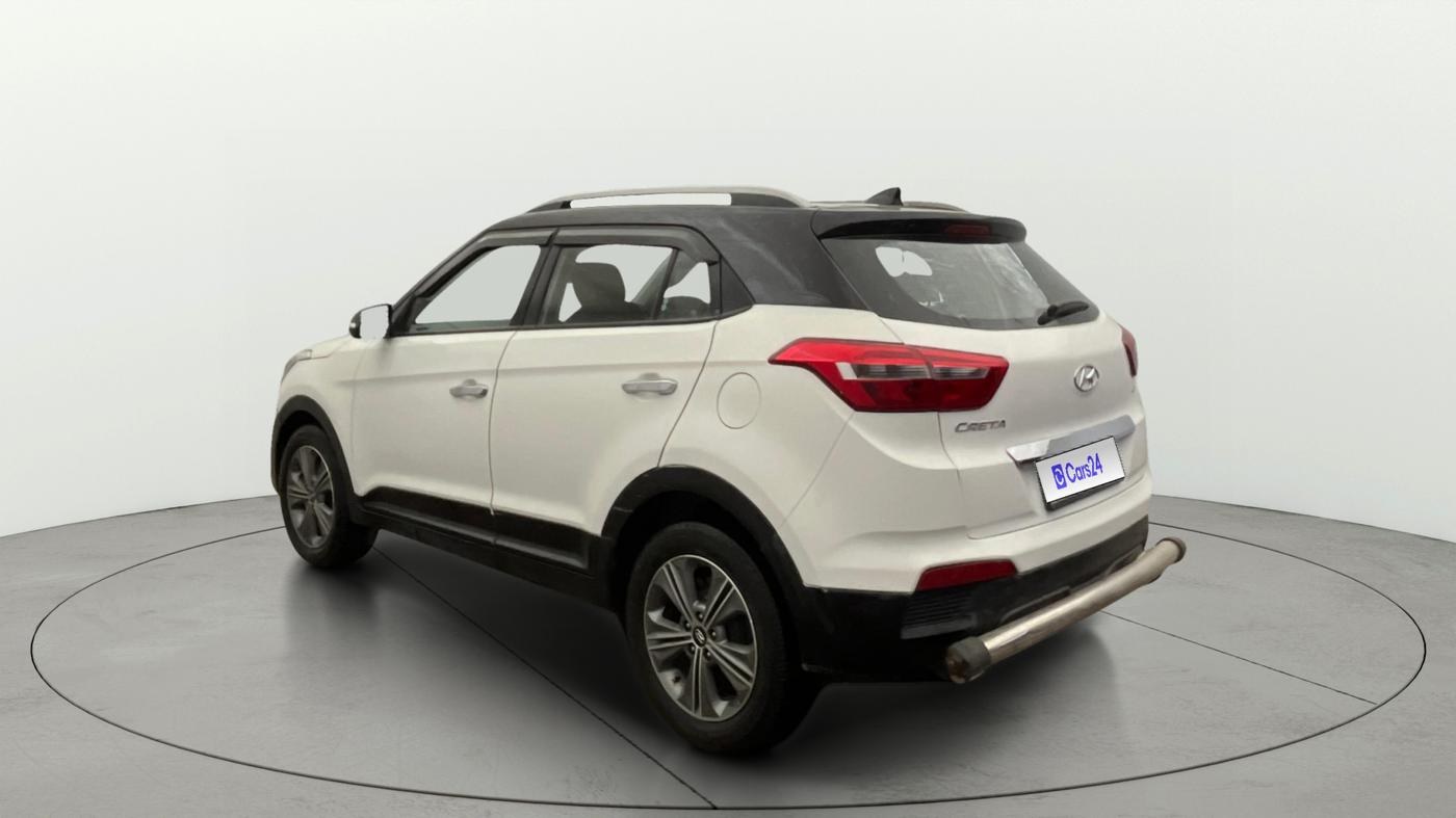 2017 Hyundai Creta SX PLUS 1.6 PETROL, Petrol, Manual, 60,821 km, Left Back Diagonal
