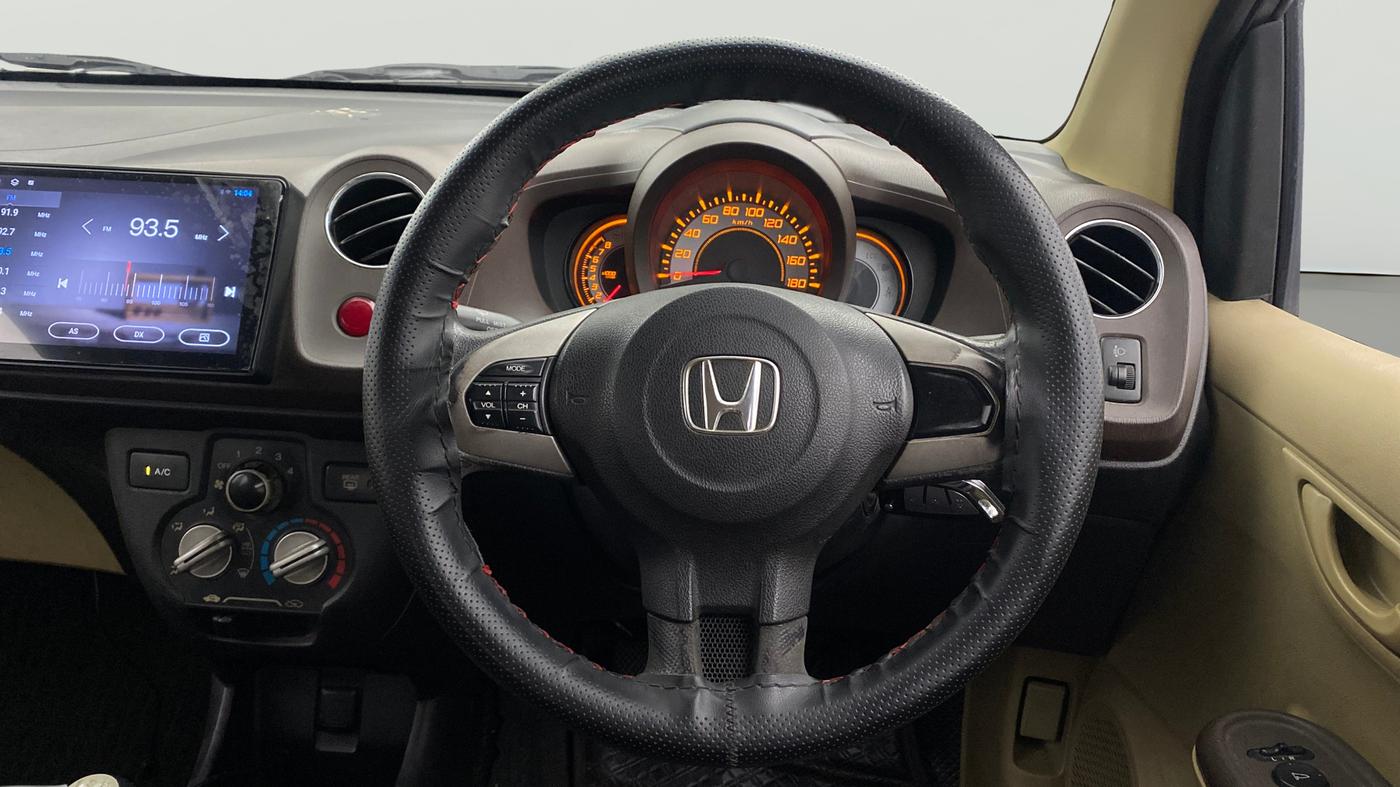 2013 Honda Brio S MT, Petrol, Manual, 71,149 km, Steering Wheel Close Up