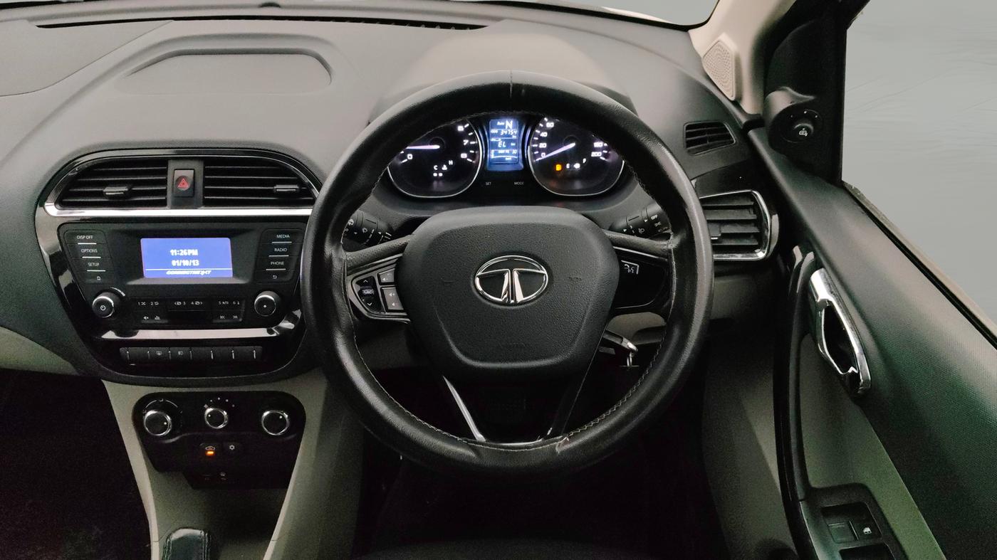 2018 Tata Tiago XZA PETROL, Petrol, Automatic, 34,729 km, Steering Wheel Close Up