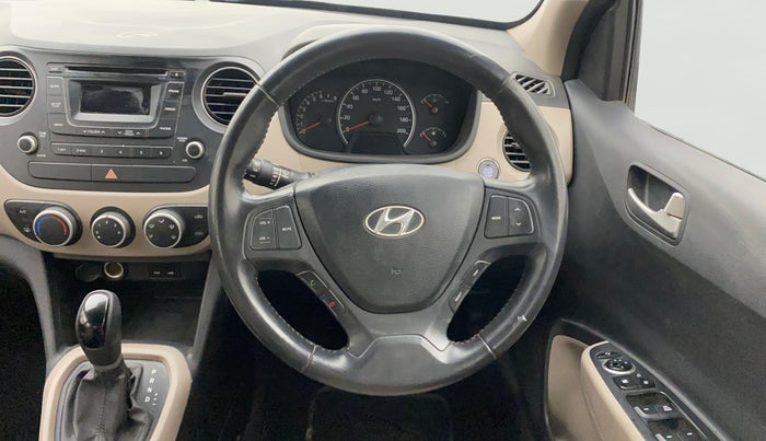 2014 Hyundai Grand i10 ASTA AT 1.2 KAPPA VTVT, Petrol, Automatic, 44,084 km, Steering Wheel Close Up