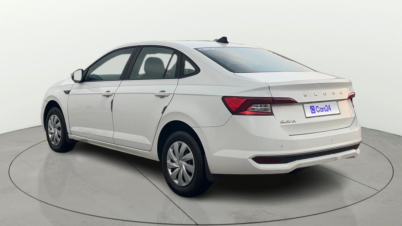 2022 Skoda SLAVIA ACTIVE 1.0L TSI MT, Petrol, Manual, 1,03,058 km, Left Back Diagonal