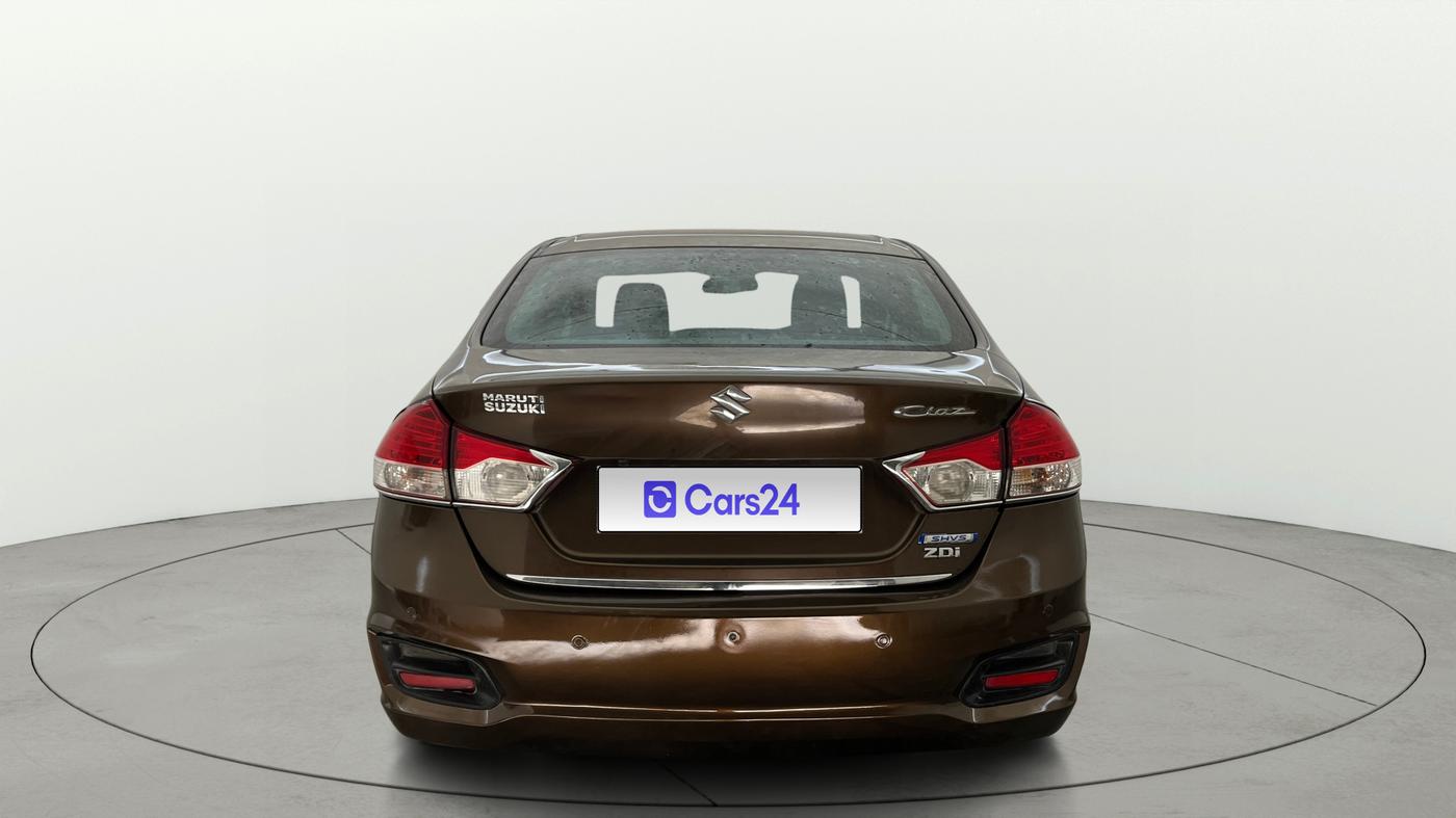 2016 Maruti Ciaz ZDI+ SHVS, Diesel, Manual, 87,931 km, Back/Rear